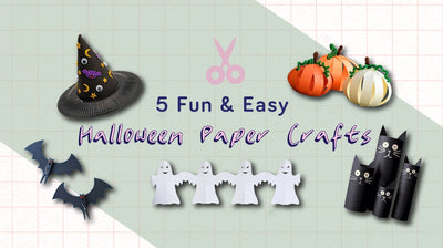 5 Easy Halloween Paper Crafts
