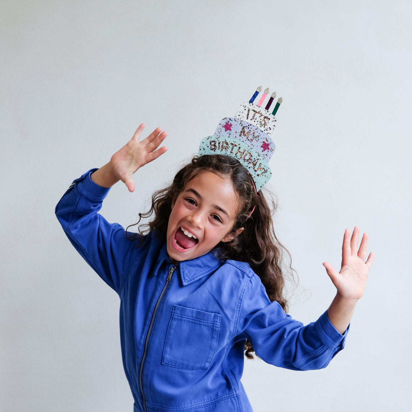 Birthday cake headdress