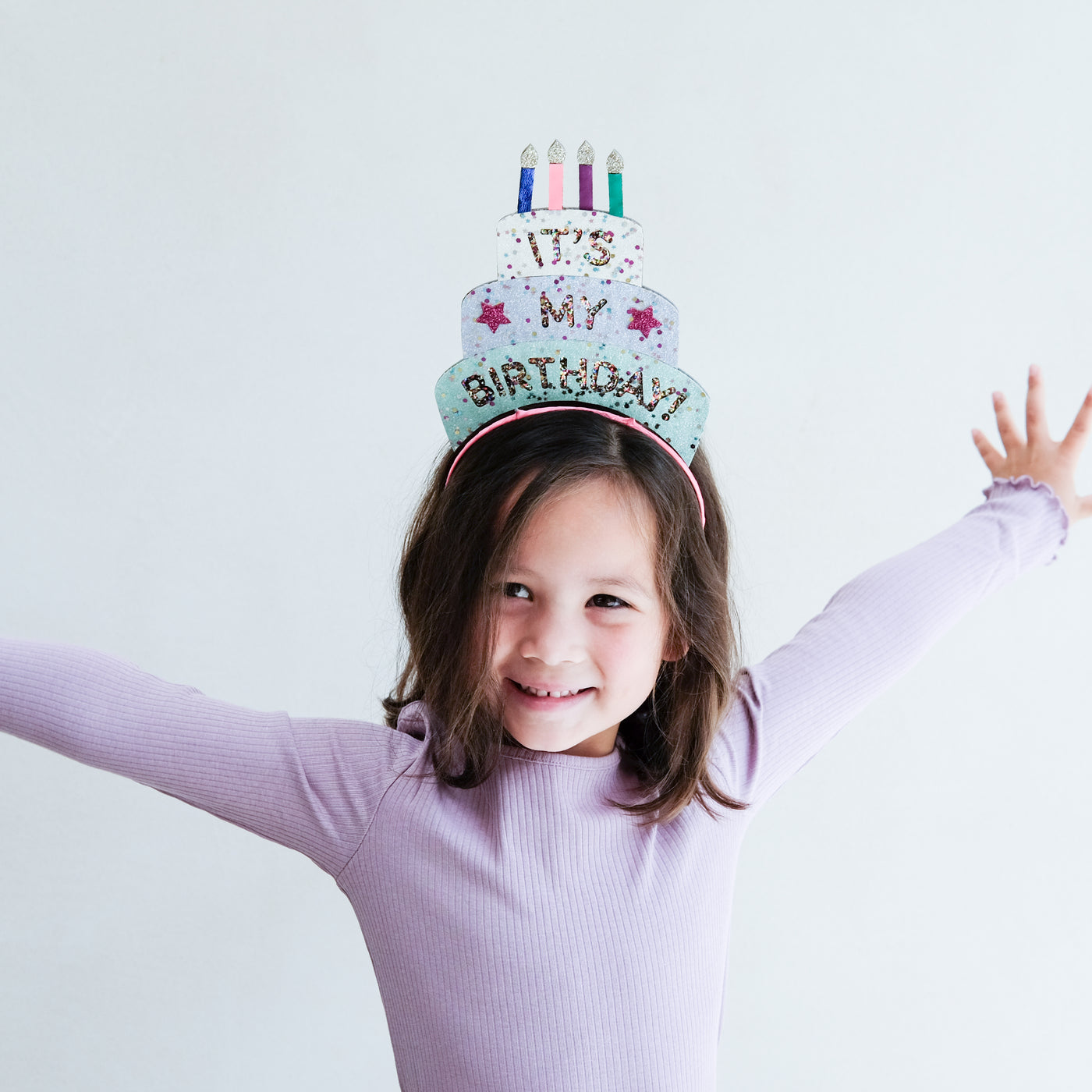 Birthday cake headdress