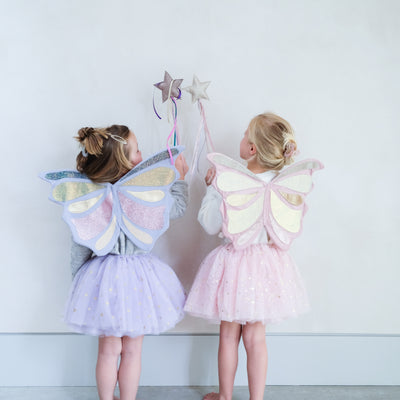 Rainbow fairy wand
