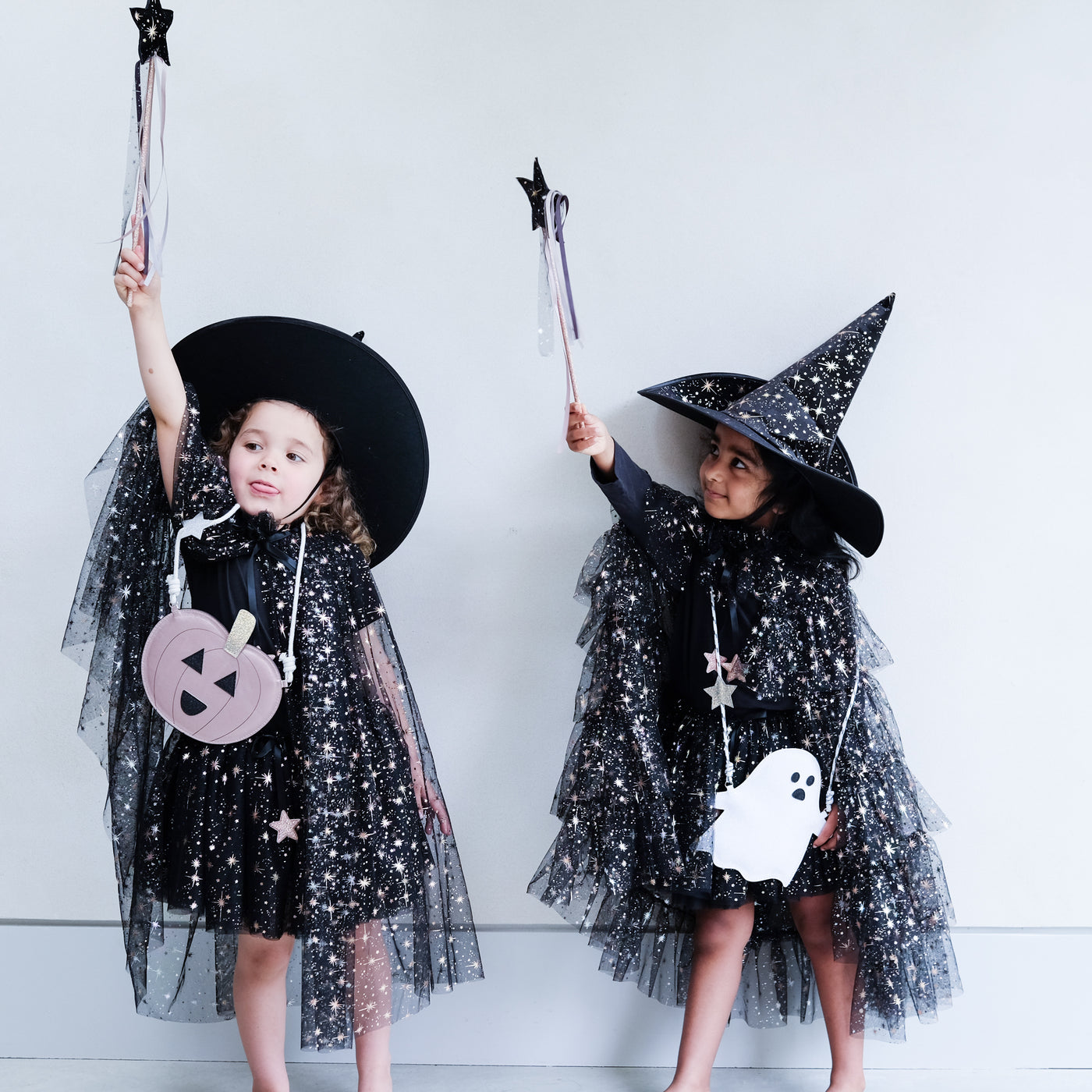 Ruffle aurora witch cape