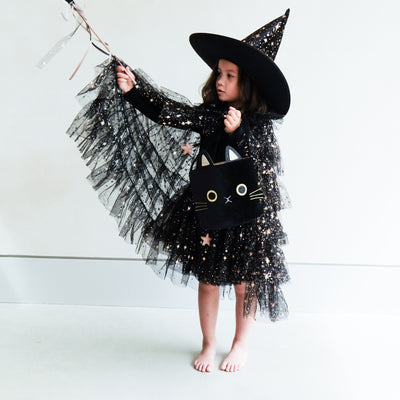 Ruffle aurora witch cape