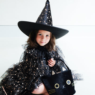 Ruffle aurora witch cape
