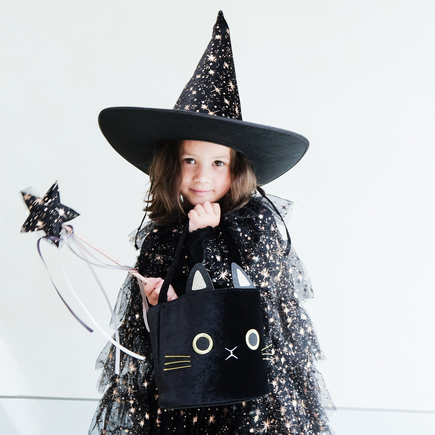 Ruffle aurora witch cape