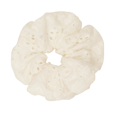 Giant broderie anglaise scrunchie