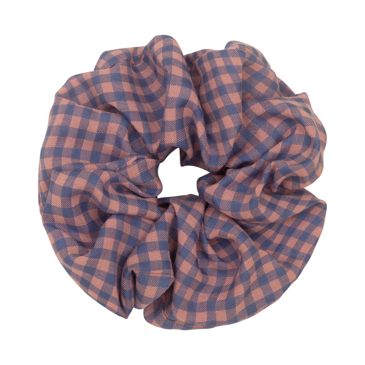 Giant checked scrunchie