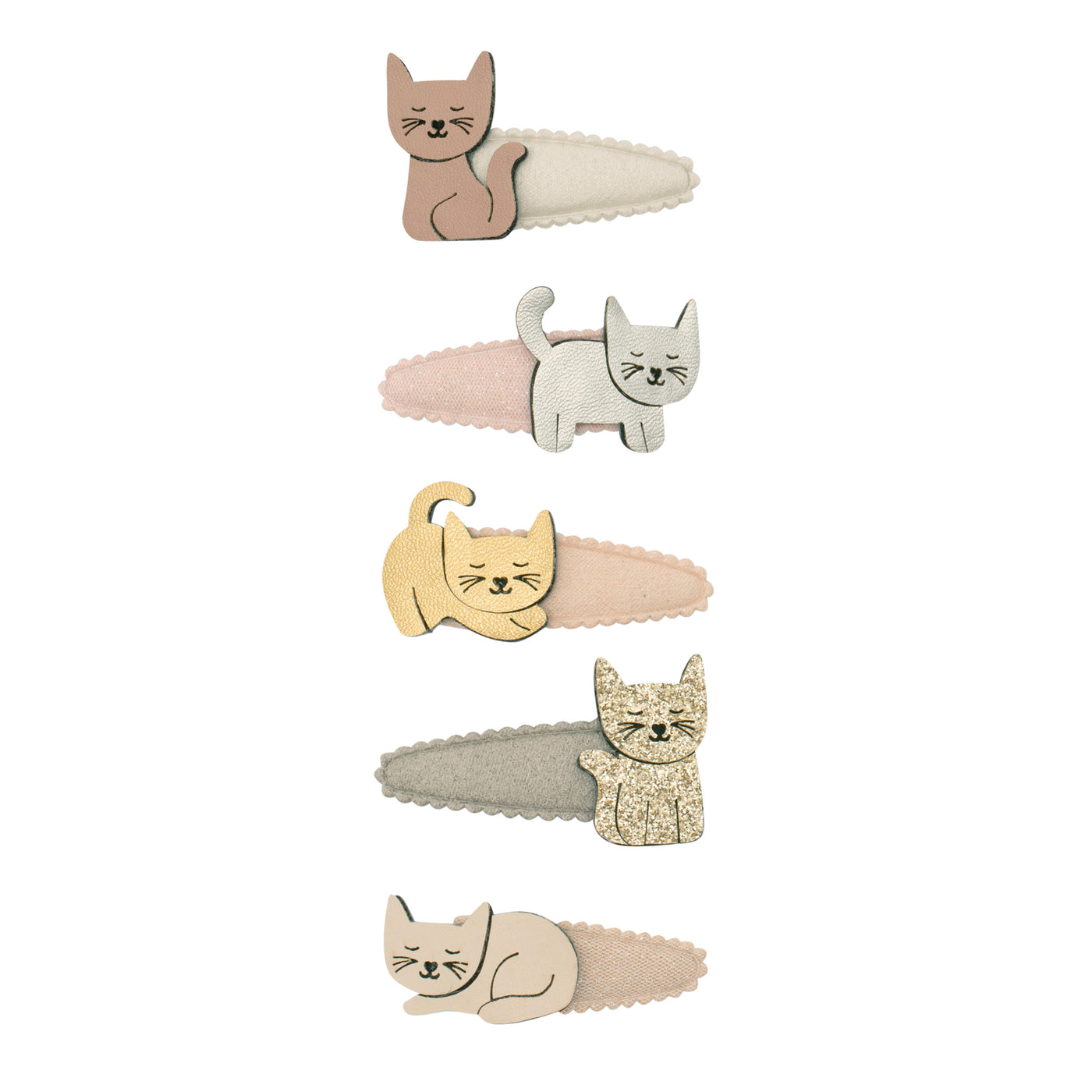 Cute kitty cat mini clic clacs assortment 
