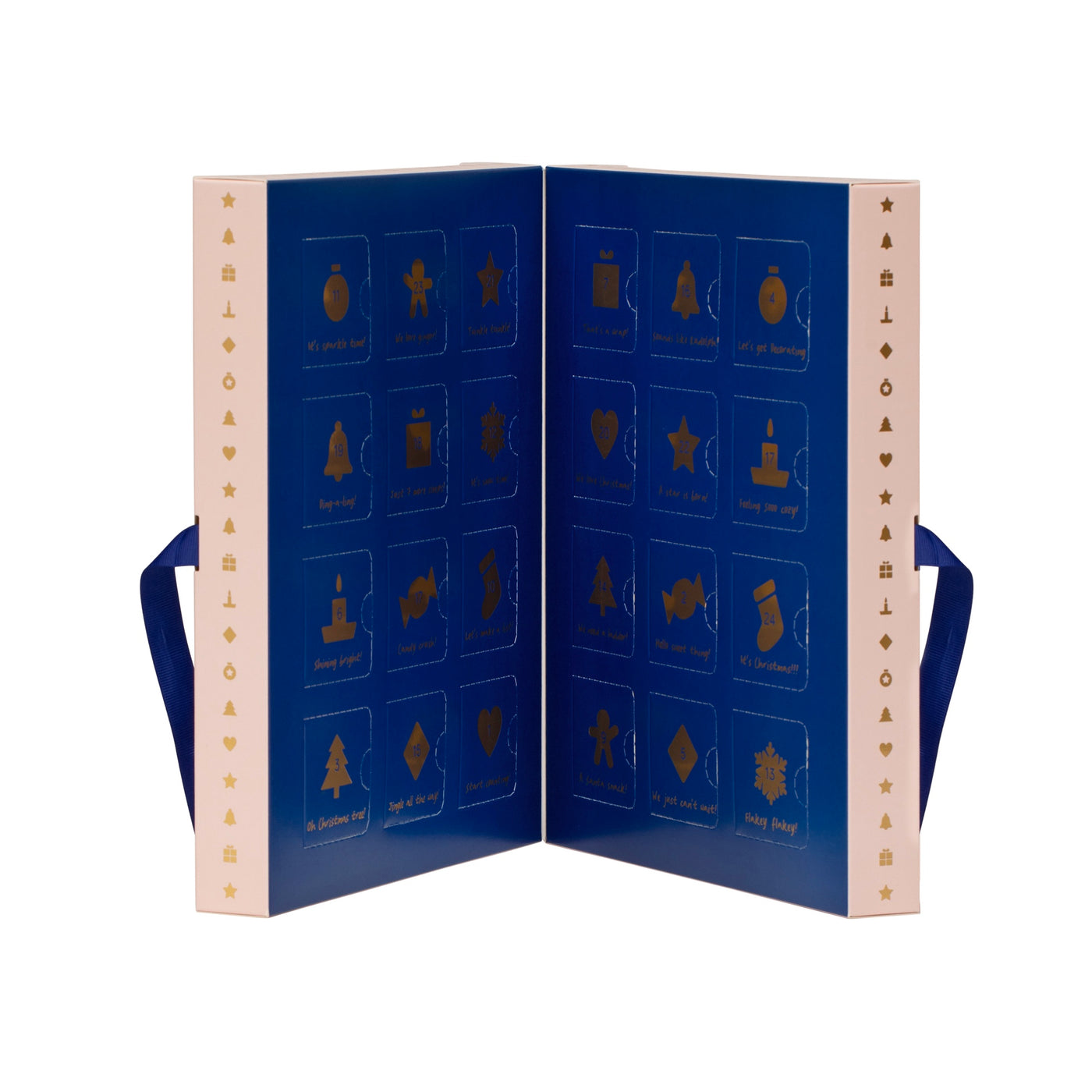 Inside the mimi and lula christmas advent calendar featuring 24 doors