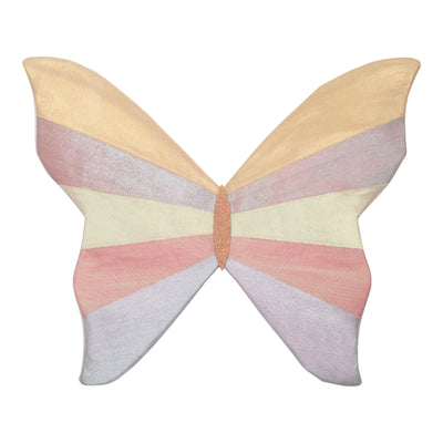 Sparkly intergalactic wings featuring pastel and gold pearlescent wings- soft padded fabric- Rose gold glitter butterfly body- Perfect for dress up 