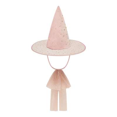 Glinda bow witch hat! A super soft velvet hat with tulle bow in the prettiest shade of pink, pair with our matching Glinda bow witch cape, 