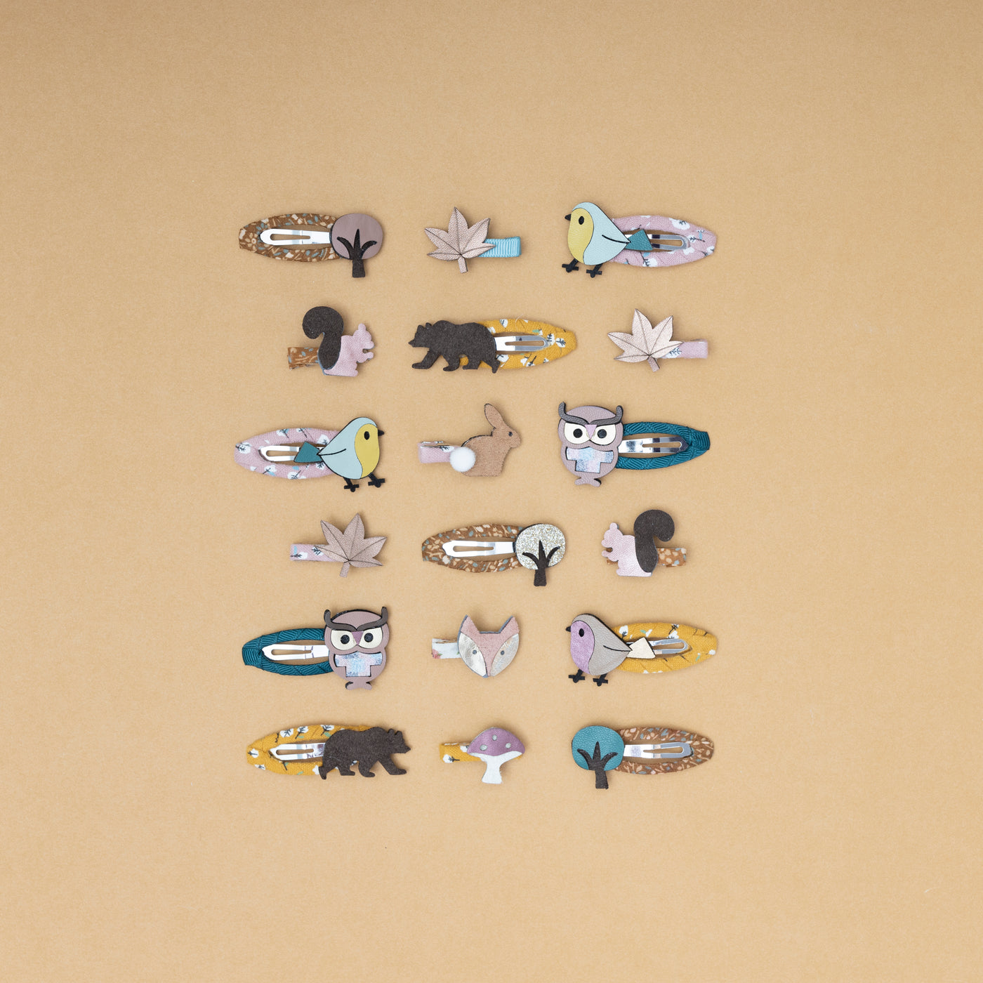 Woodland mini clips