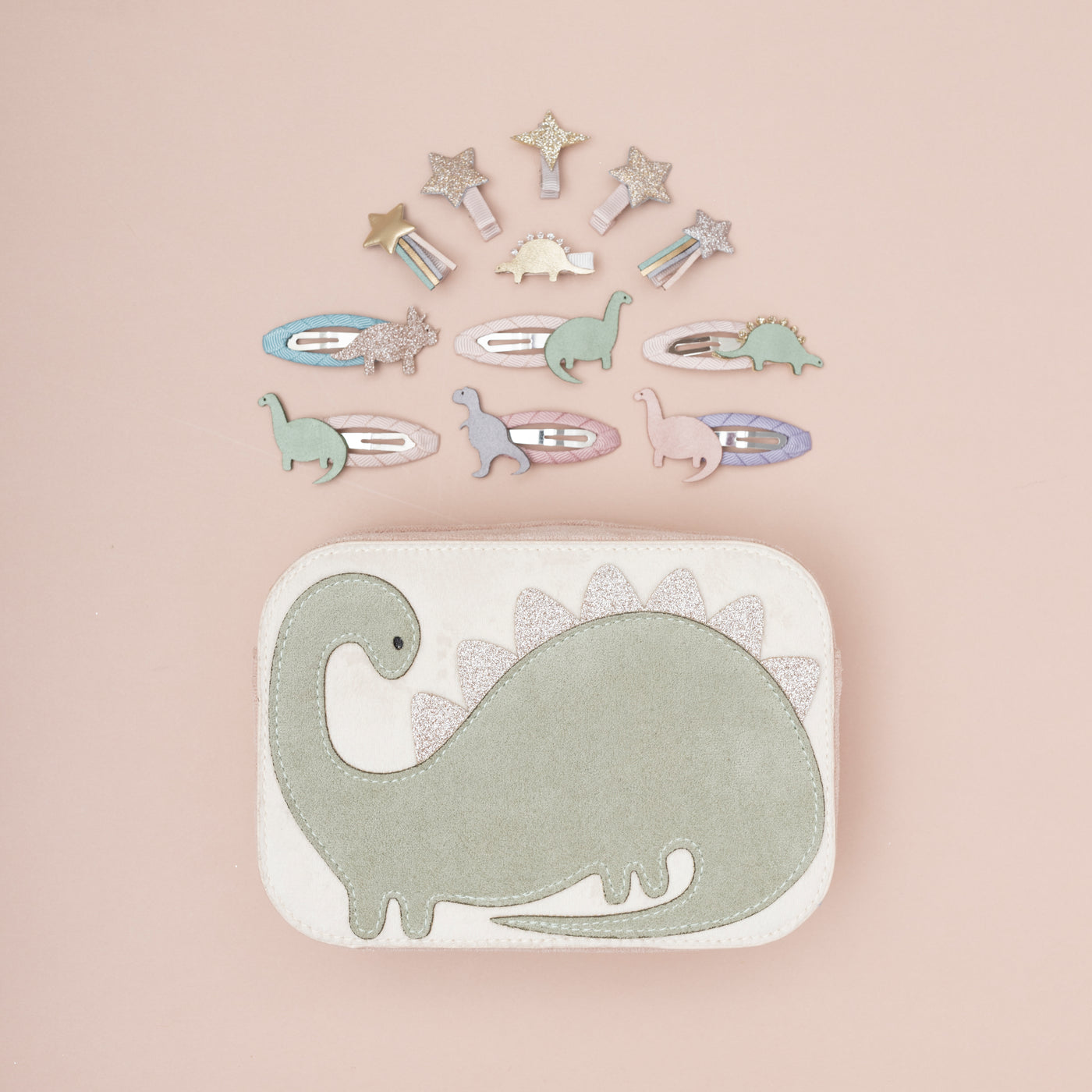 Teeny shooting star mini clips