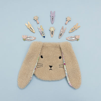 Fluffy bunny face bag