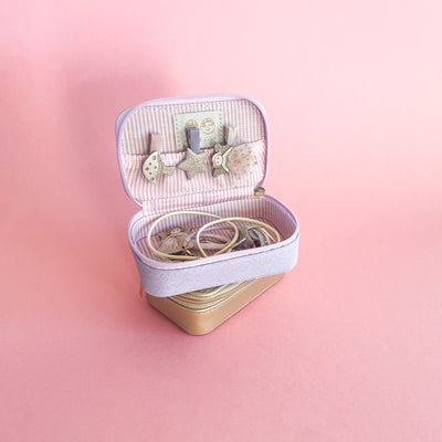 Mini jewellery box - purple