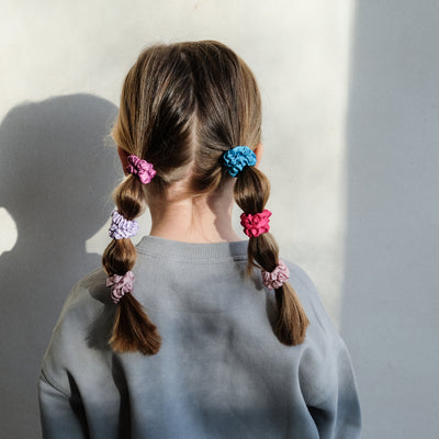 Satin mini scrunchies