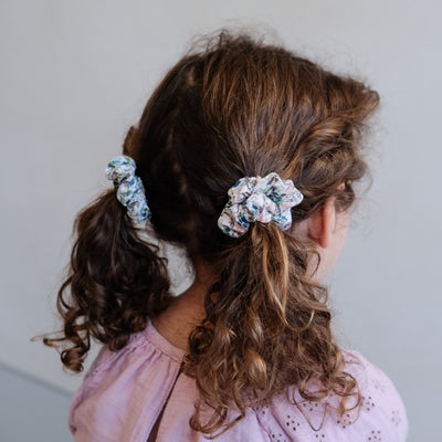 Floral scrunchies