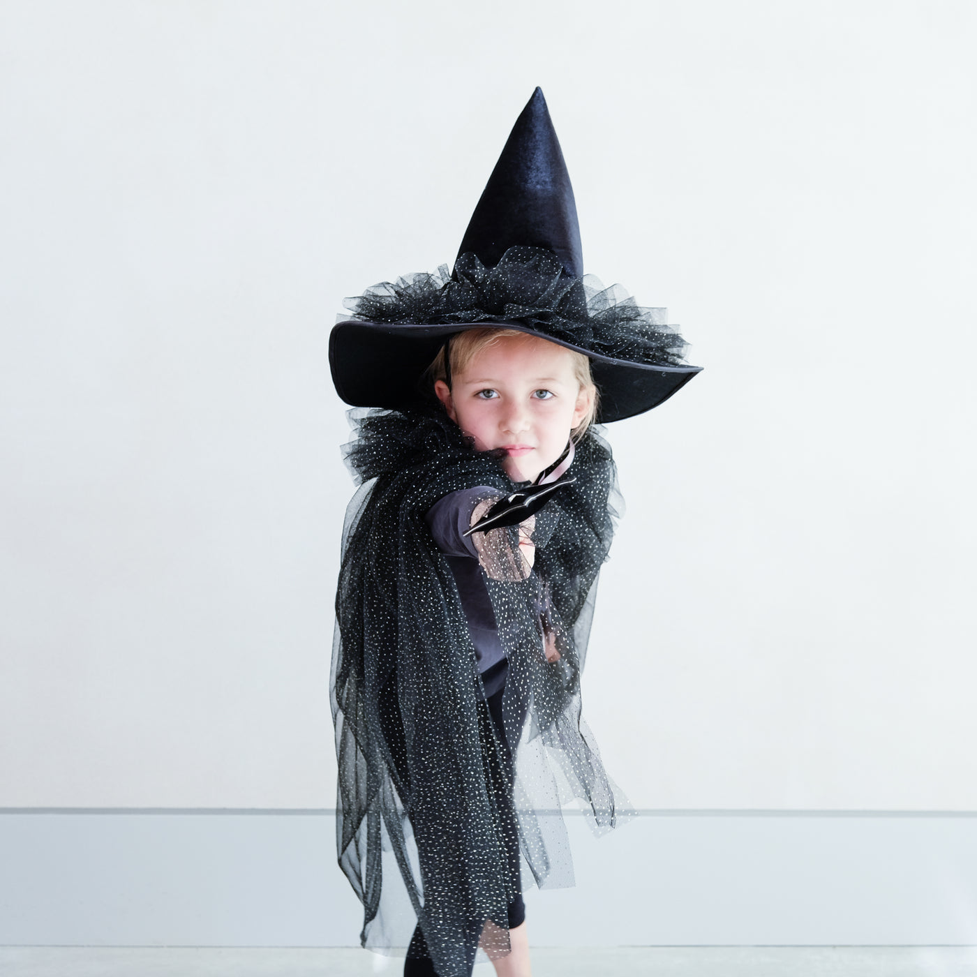 Esmerelda ruffle witch cape