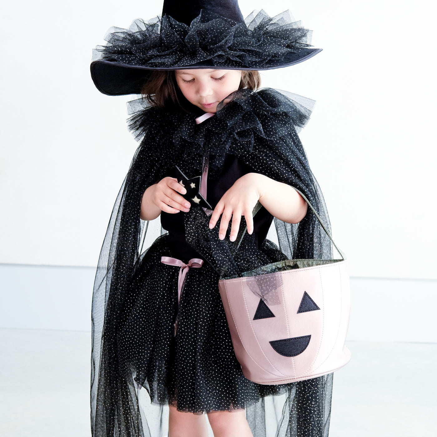 Pumpkin trick or treat bag