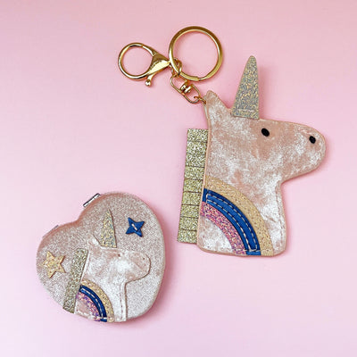 Video showcasing our unicorn keyring and how you can personalise it