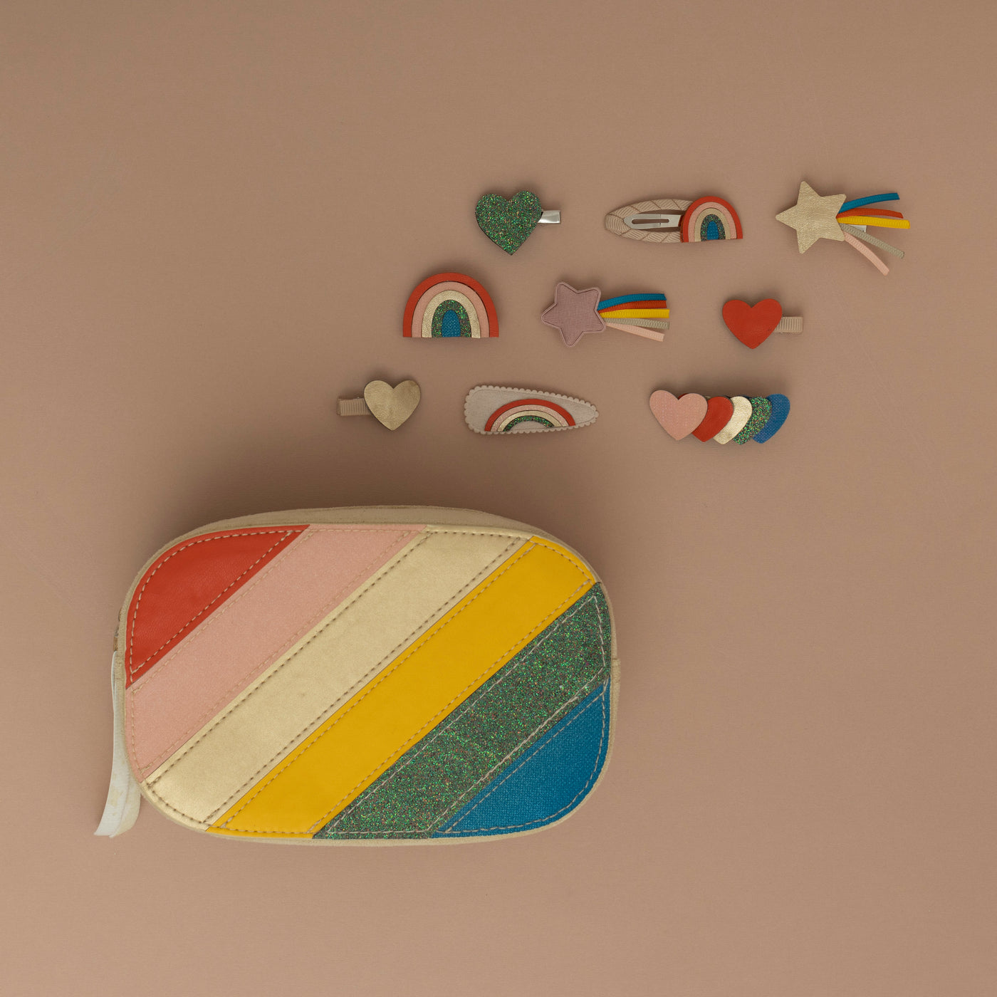 Retro rainbow over the rainbow clips