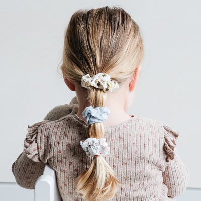 Blossom floral scrunchies