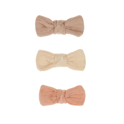 Enchanted woodland cotton bow clips
