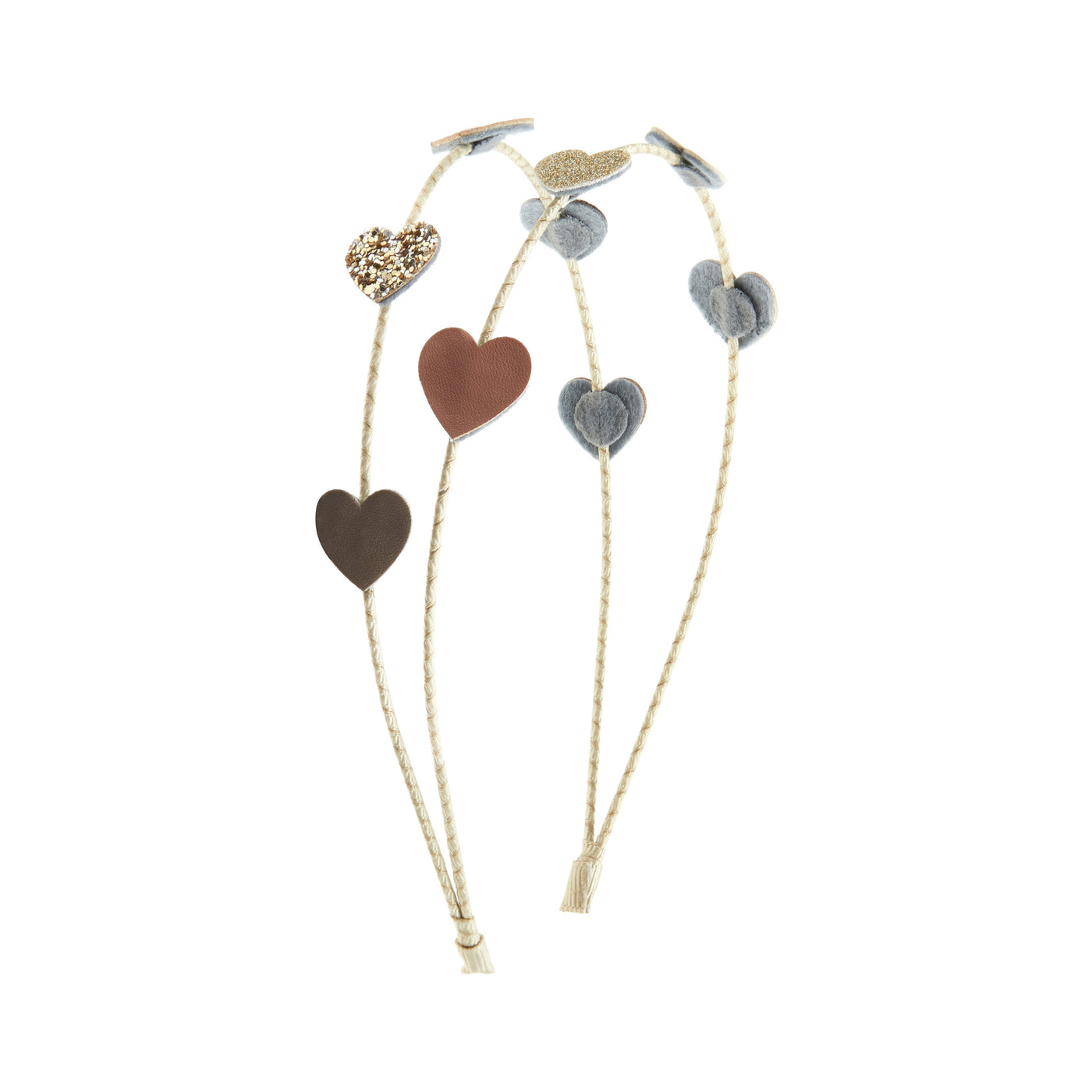 Heart double alice band