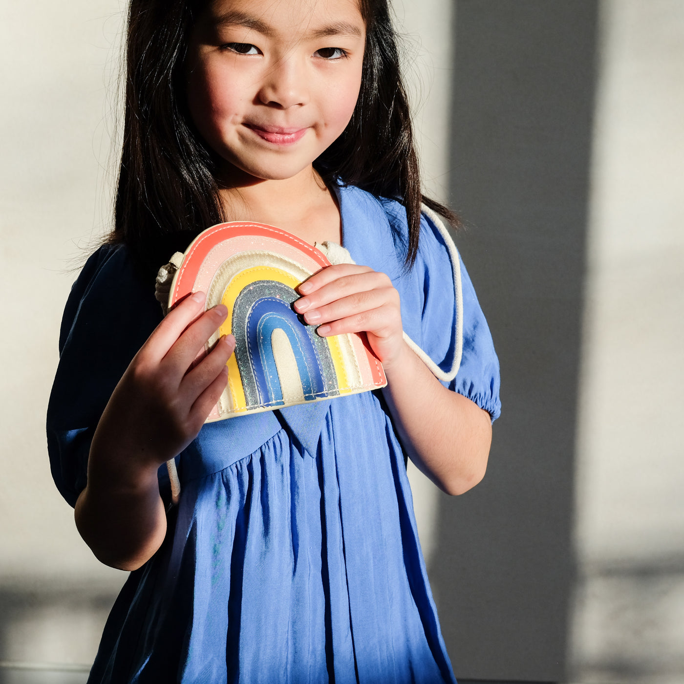 Retro rainbow bag