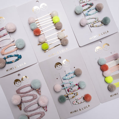 10 x mini pom pom grips