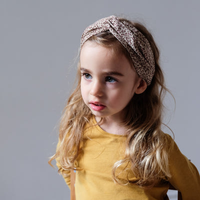Leopard extra wide alice band