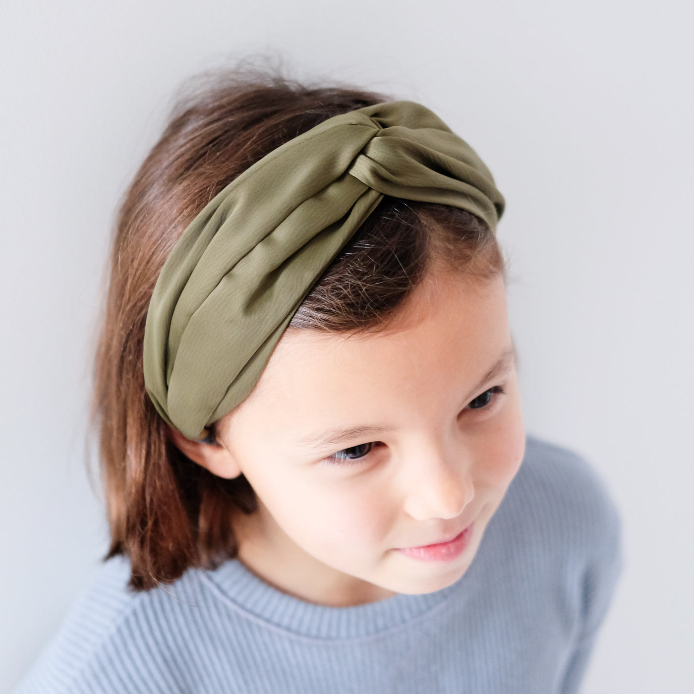 Olive extra wide alice band