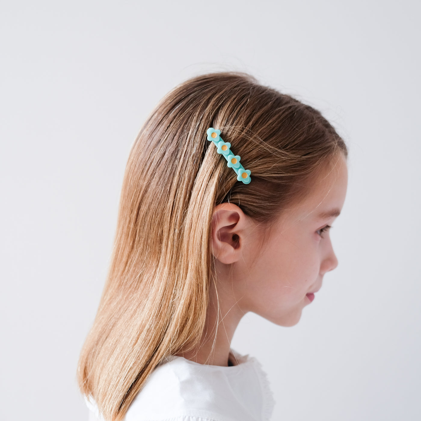 Pastel flower power salon clips