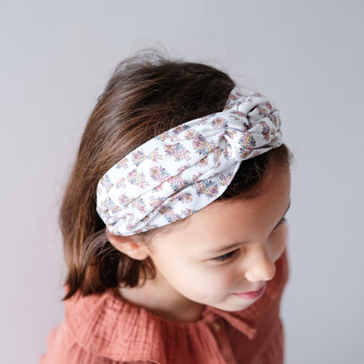 Floral extra wide alice band