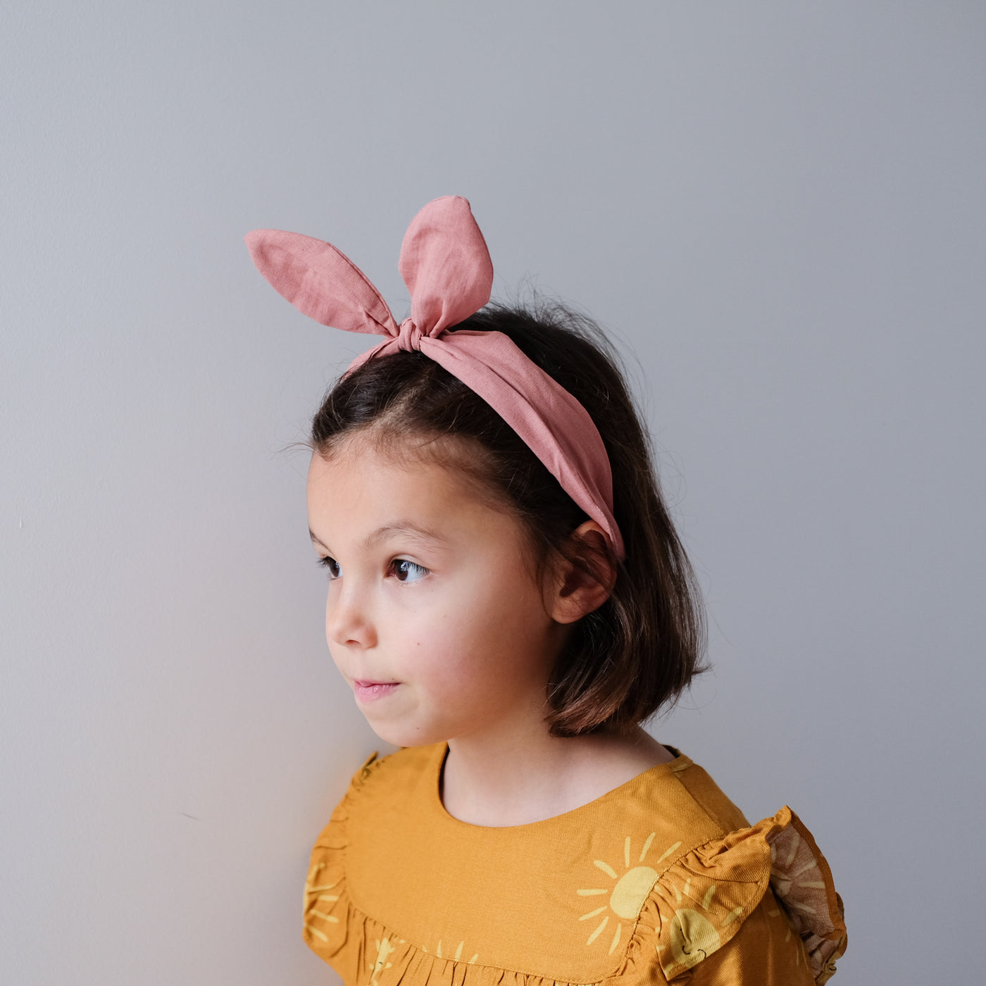 Dusky pink coco bow alice